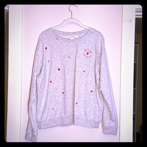 Lost in Love Embroidered Sweatshirt